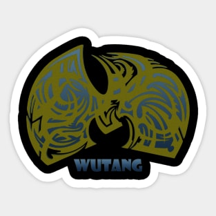 wutang : Thank you very much // art drawing Sticker